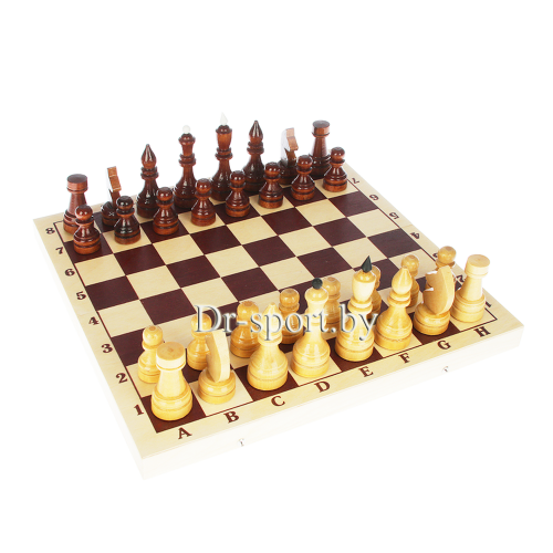 Шахматы турнирные лакированные E-1